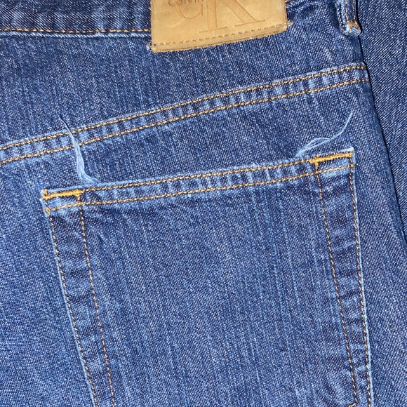 Calvin Klein Vintage Women’s Dark Wash High Waisted Mom Jeans Blue Size 9 - Picture 9 of 9